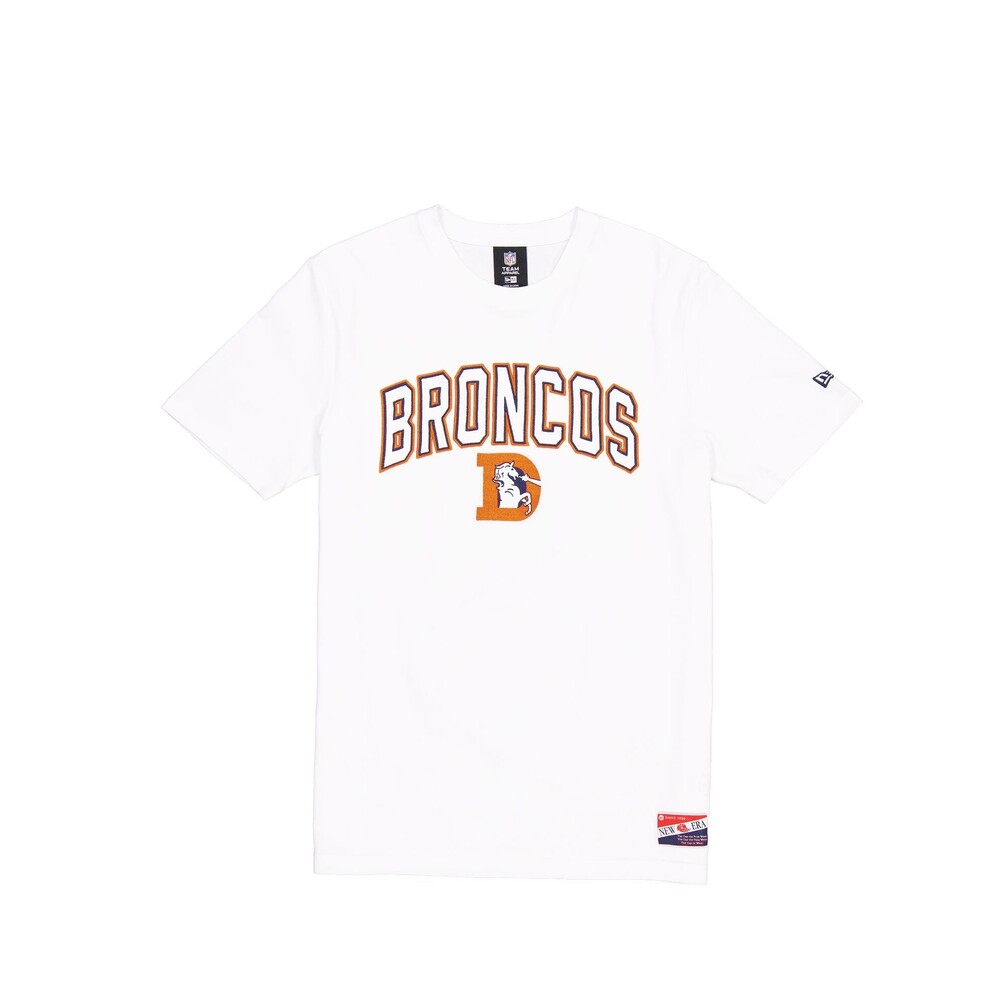 New Era Denver Broncos Throwback White T-Shirt - Size 3XL